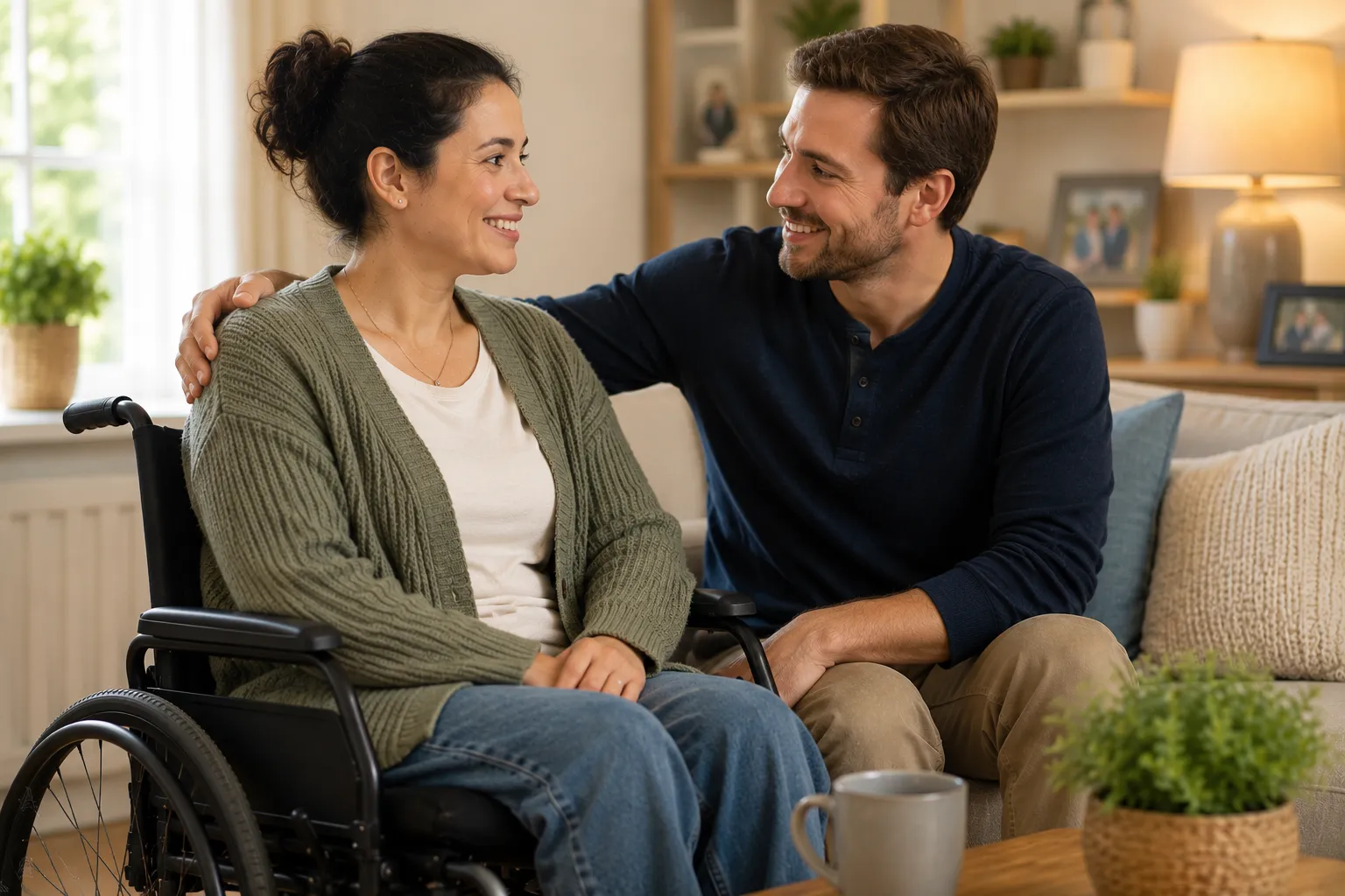 Supportive disability care at home